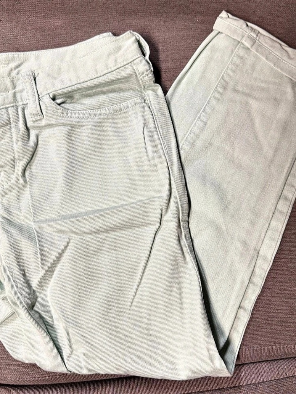 LOFT Boyfriend Sage Green Jeans Waist 24 (0P)